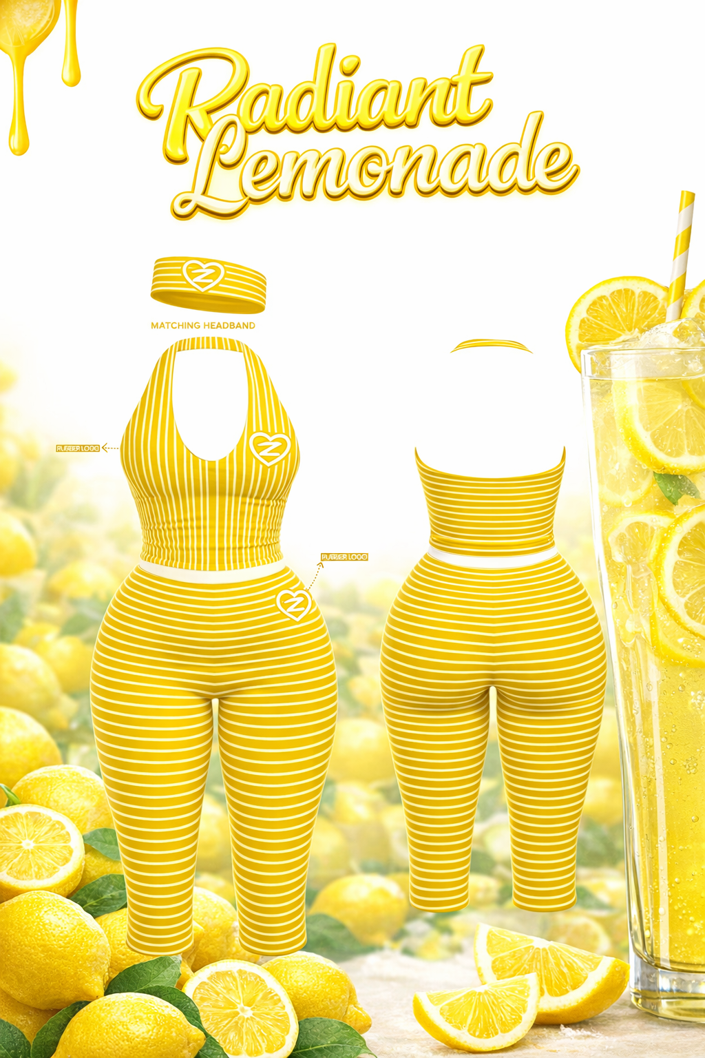 Radiant Lemonade Lounge Set ꨄ
